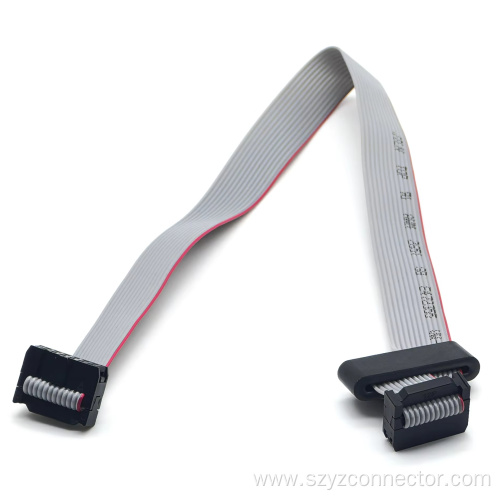Magnet Ring Winding Flat Cable FC12P(3)*2H Wound Around The Magnet Ring for One Turn Inner Length L=510mm 18mm From FC
